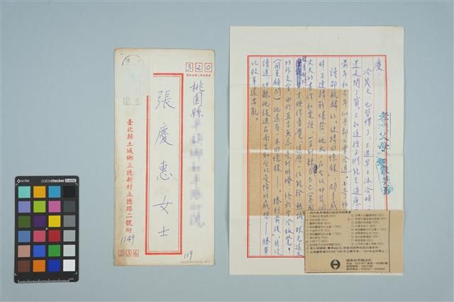 魏廷朝寄給的張慶惠書信（119）（1980年12月25日）藏品圖，第1張
